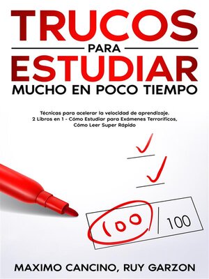 cover image of Trucos Para Estudiar Mucho en Poco Tiempo